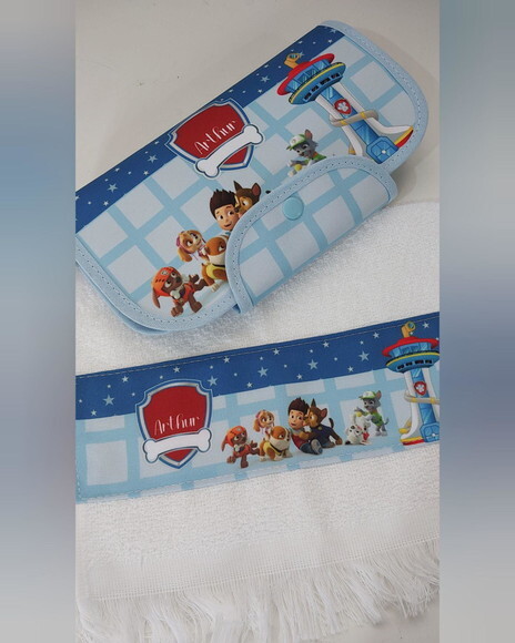 Necessaire para Kit Higiene - Patrulha Canina