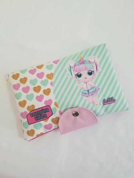 Necessaire para kit higiene com toalha