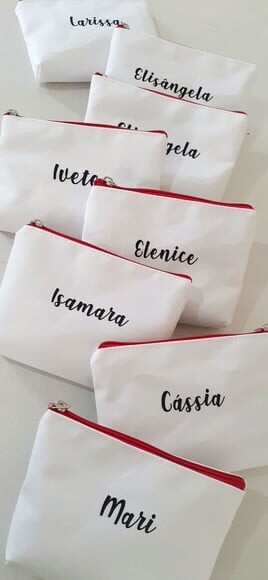 Necessaire personalizada - Areia