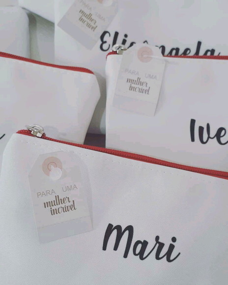 Necessaire personalizada - Areia