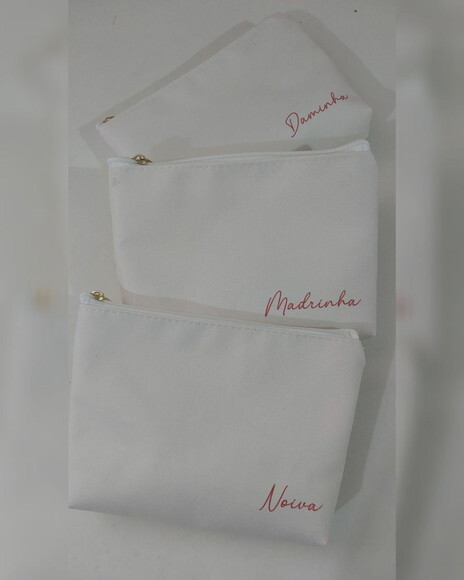 Necessaire Personalizada - Casamento Terracota