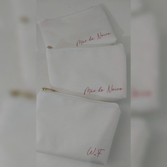 Necessaire Personalizada - Casamento Terracota