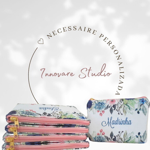 Necessaire personalizada - Flores