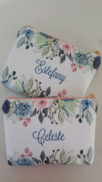 Necessaire personalizada - Flores