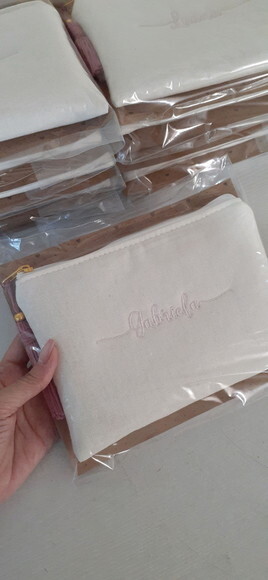 Necessaire personalizada - linho