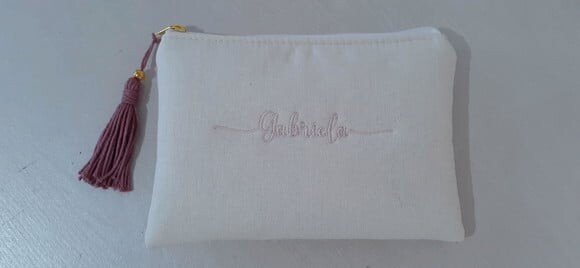 Necessaire personalizada - linho