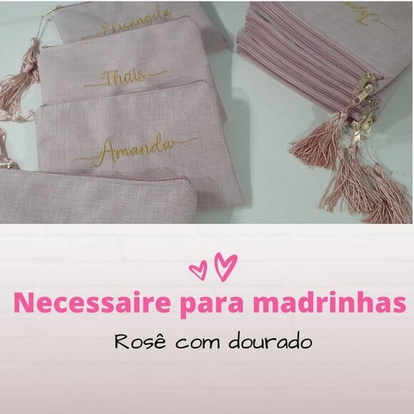 Necessaire Personalizada - Linho