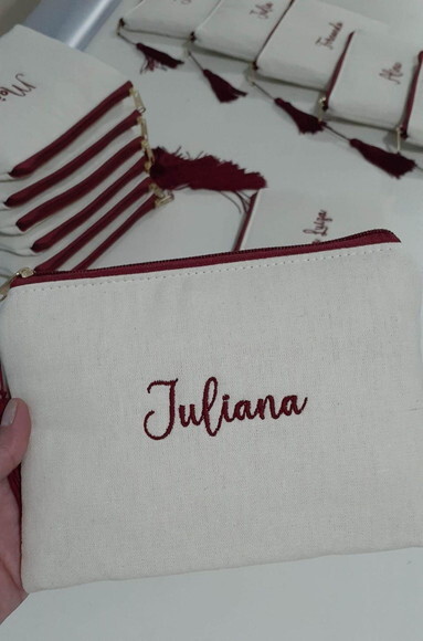 Necessaire Personalizada - Linho