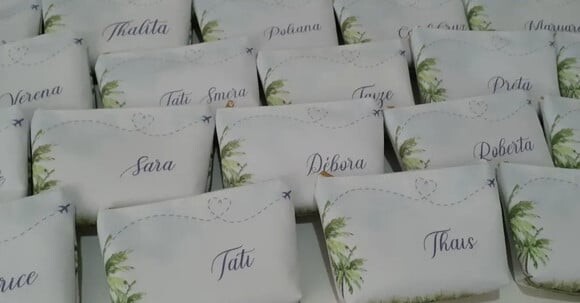 Necessaire personalizada - madrinhas