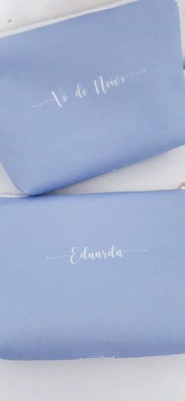 Necessaire personalizada Azul Serenity