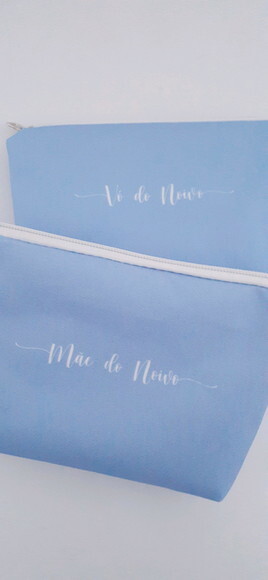Necessaire personalizada Azul Serenity