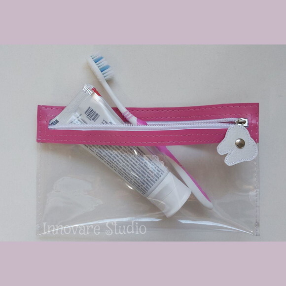Necessaire Porta Escova de Dente - Dentinho Feliz