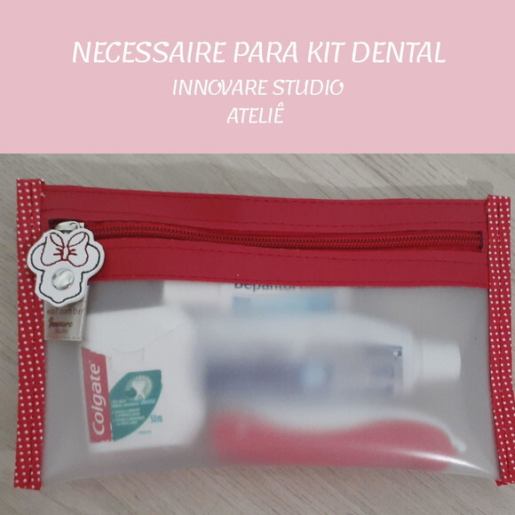 Necessaire porta escova de dente - Mickey e Minnie