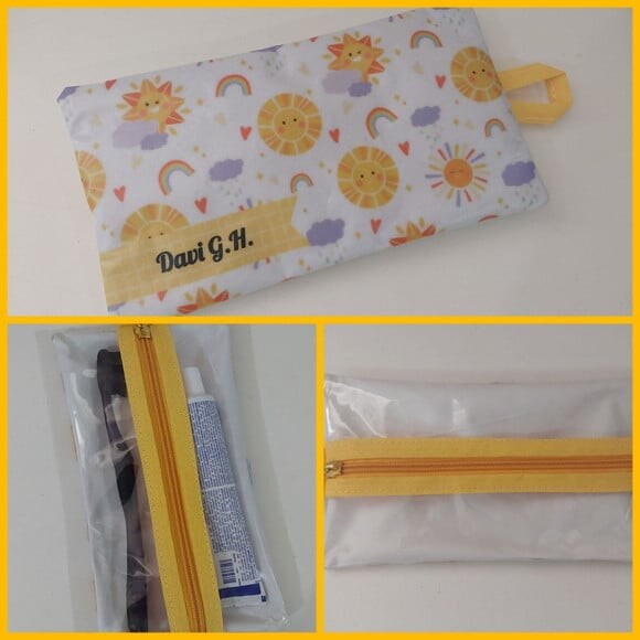 Necessaire Porta Escova de Dente - Sol