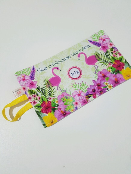 Necessaire porta escova de dente Flamingo