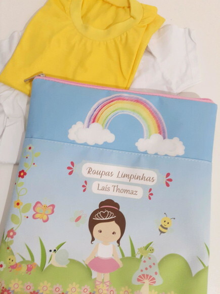 Organizador Duplo G - Jardim e arco iris