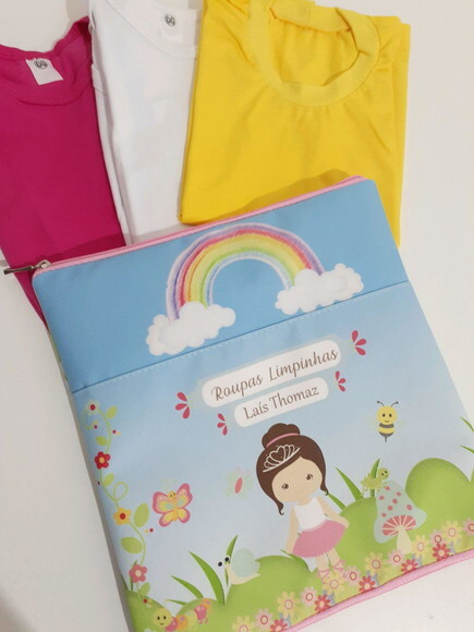 Organizador Duplo G - Jardim e arco iris