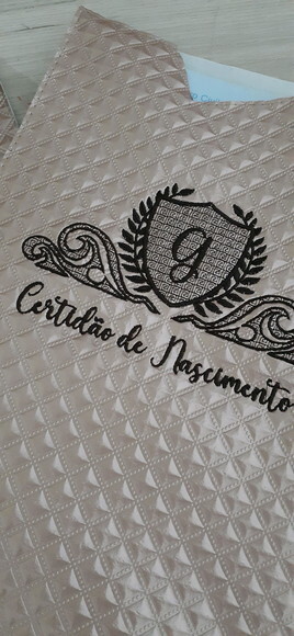 Pasta para Certidão de Nascimento