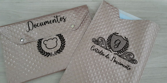 Pastas Porta Documentos e Certidão de Nascimento