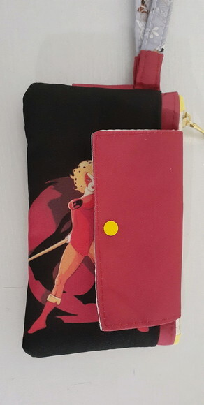 Porta Celular e documentos - 3 bolsos