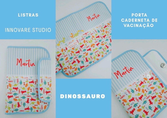 PORTA DOCUMENTOS - Dinossauro