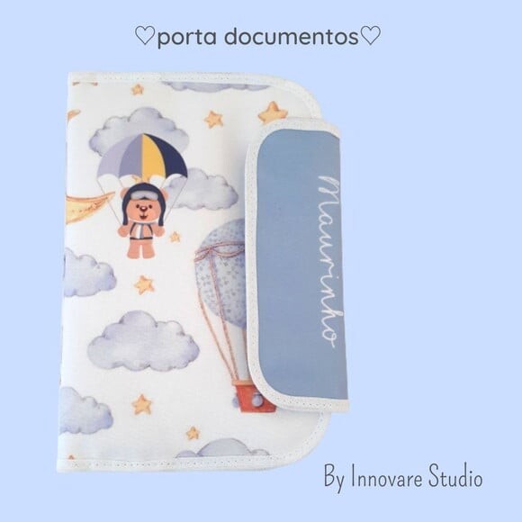 PORTA DOCUMENTOS INFANTIL - Balão