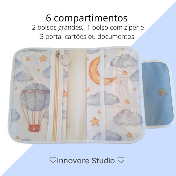 PORTA DOCUMENTOS INFANTIL - Balão