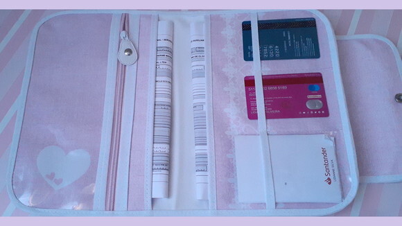 Porta Documentos Infantil - Coração