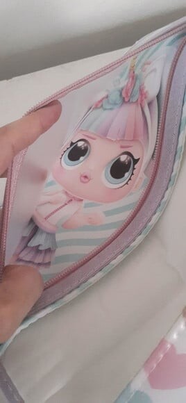 PORTA DOCUMENTOS INFANTIL - LOL UNICÓRNIO