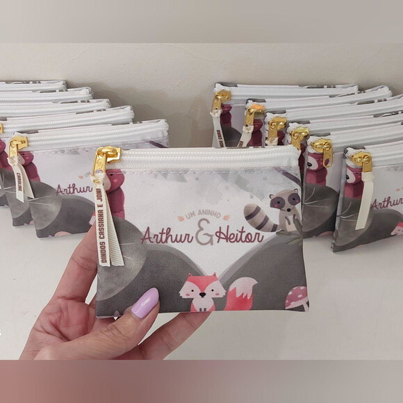 Porta Moedas Animais da Floresta