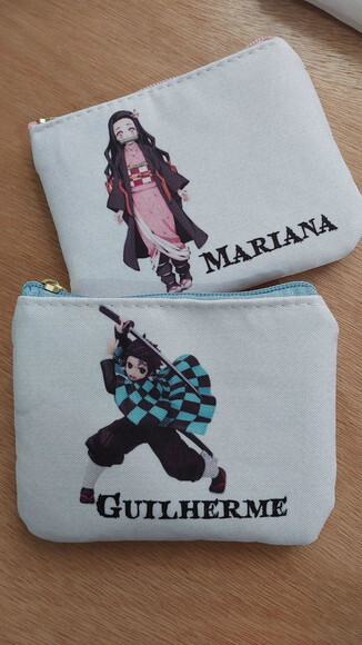 Porta Moedas Personalizado - Demon Slayer