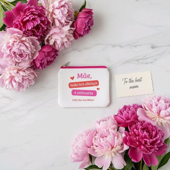 Porta Moedas Personalizado - Dia das Mães