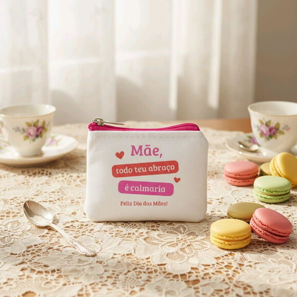 Porta Moedas Personalizado - Dia das Mães
