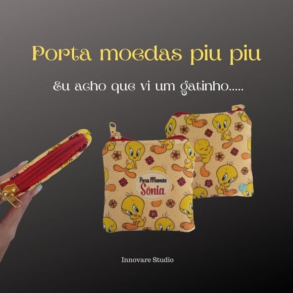 Porta Moedas Piu Piu