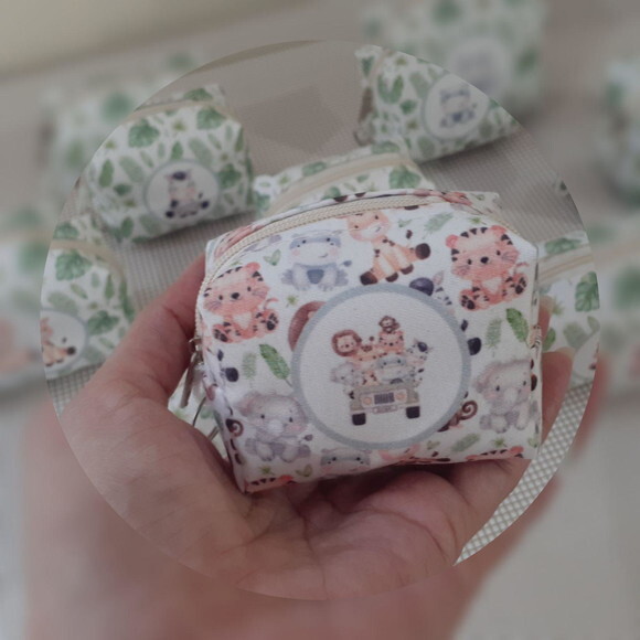 Porta Moedas Safari Baby - Chaveiro