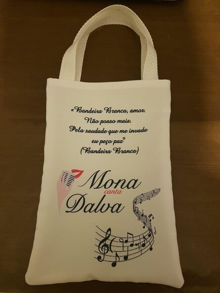Sacola personalizada (ecobag) - kit com 20 unidades
