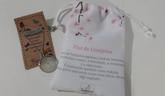 Saquinho Pequeno - Flor De Cerejeira