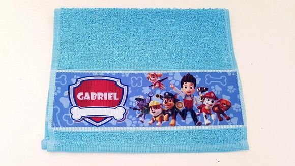 Toalha de mão personalizada