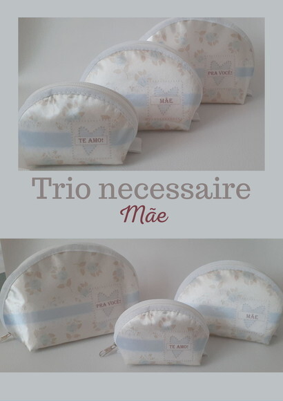 Trio de necessaire - Mãe