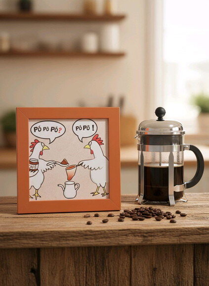 Azulejo Personalizado - Hora do Café