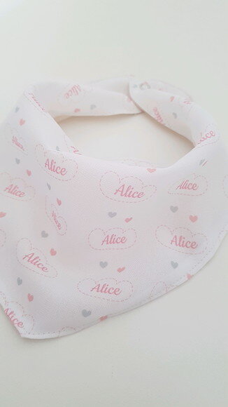 Babador bandana chuva de amor