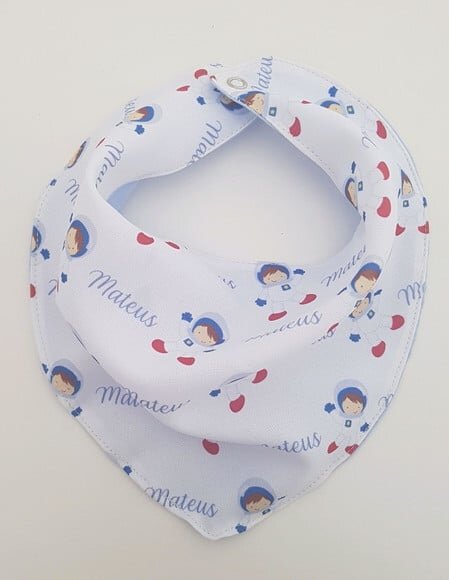 Babador bandana astronauta