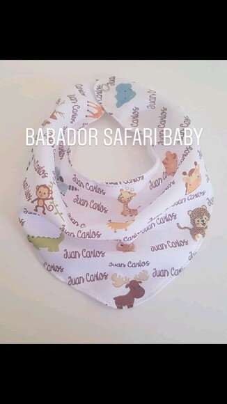 Babador bandana Safari Baby