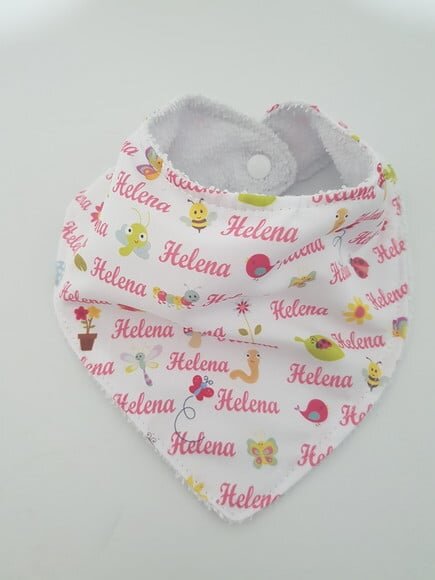 Babador Personalizado Jardim Encantado