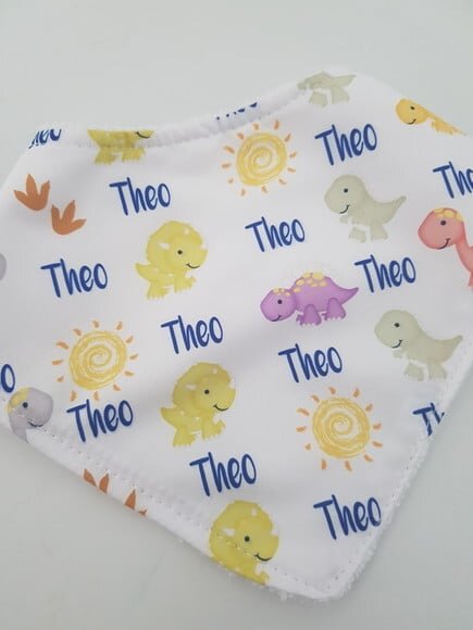Babador Personalizado Dinossauro