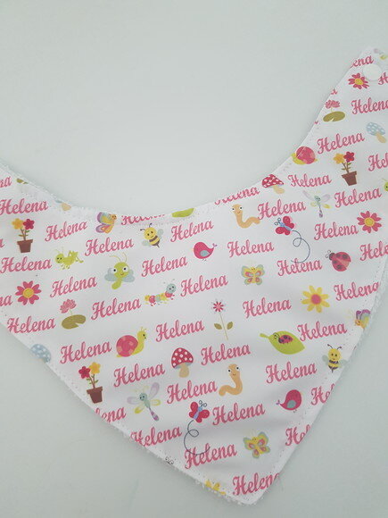 Babador Personalizado Jardim Encantado