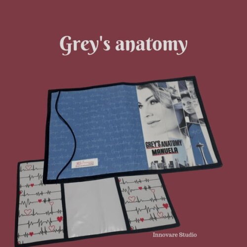 Capa para caderneta de vacinação - Grey's Anatomy
