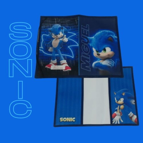 Capa para caderneta de vacinação - sonic