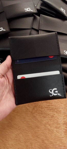 Carteira Slim Porta Cartões - Logomarca