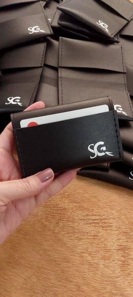 Carteira Slim Porta Cartões - Logomarca